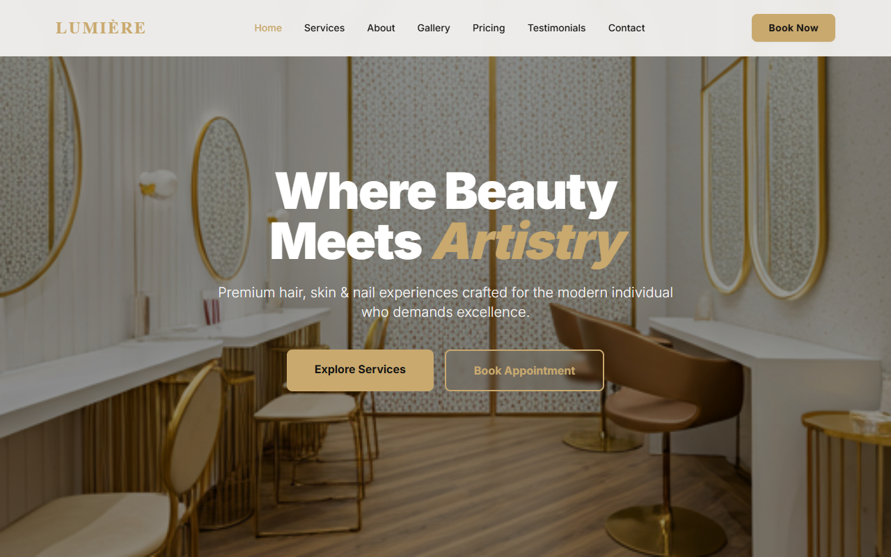 LUMIÈRE Beauty Studio preview